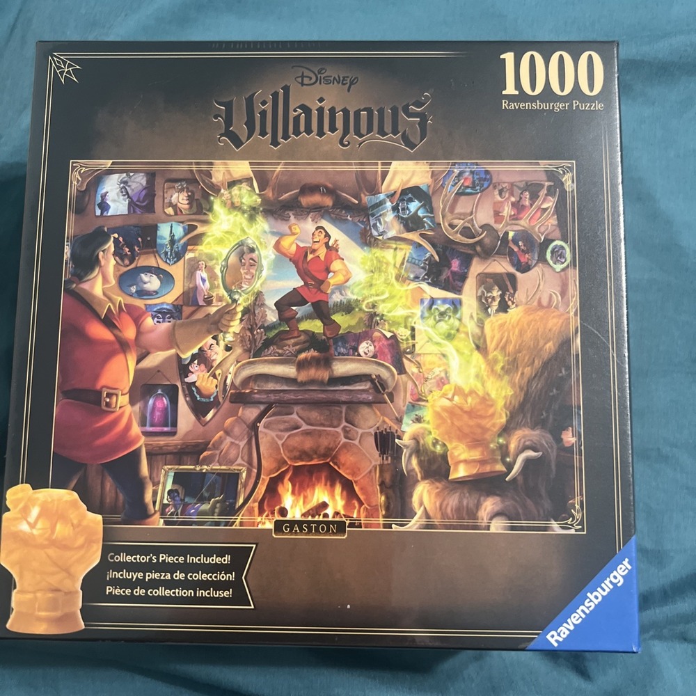 Ravensburger Disney‎ Villainous 1000 Piece Jigsaw Puzzle, Gaston, New In Box